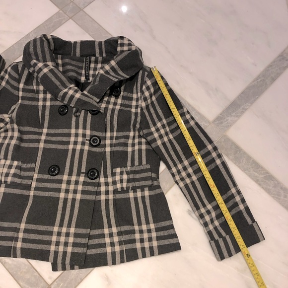 Plaid Wool Blend Jacket - Picture 8 of 10